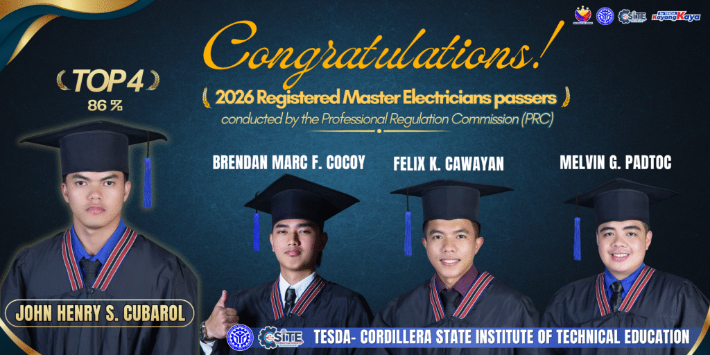 CSITE Graduate Lands Top 4 in Registered Master Electricians Licensure Examination master electrician (1)